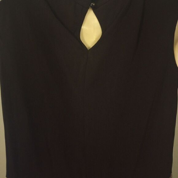 Glamour Chevron print wide leg V neck jumpsuit with key hole closure - Picture 5 of 12